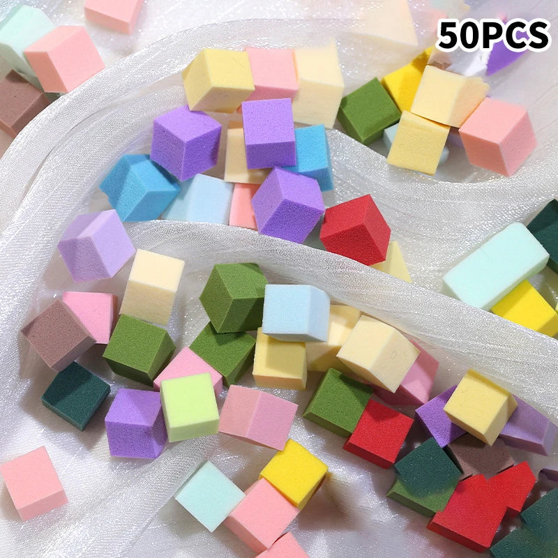 10/50PCS Face Paint Sponges Petal Sponge Foam Painting Craft Set Drawing Body Painting