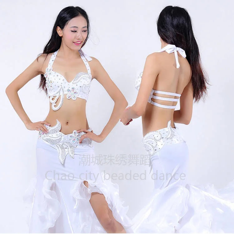 Customized Halloween Belly Dance Costume Set | Exotic Dancewear with Big Skirt - Big Tim's Magic Emporium