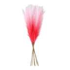 Deluxe Artificial Pampas Grass Fluffy Boho Floral Stem Set