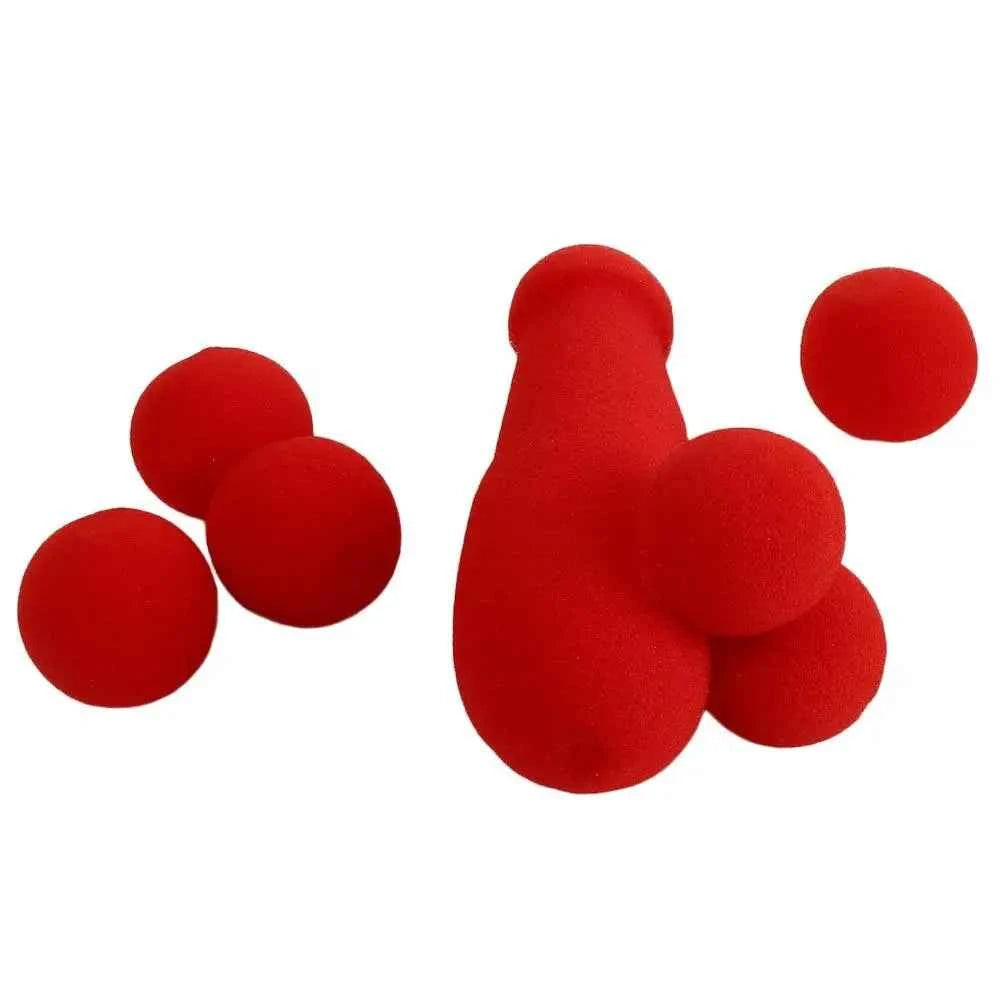 Red Sponge Balls Magic Trick Sponge Funny Gadgets Gimmick Small Sponge Brother Performing Magic Prop Magic Red Sponge