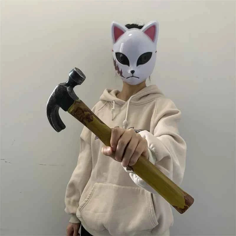 Stage Props Jackhammer Repairman Tool Carpenter's Hammer Model Cosplay Halloween Scare Props Safety PU Kids Educate Toy