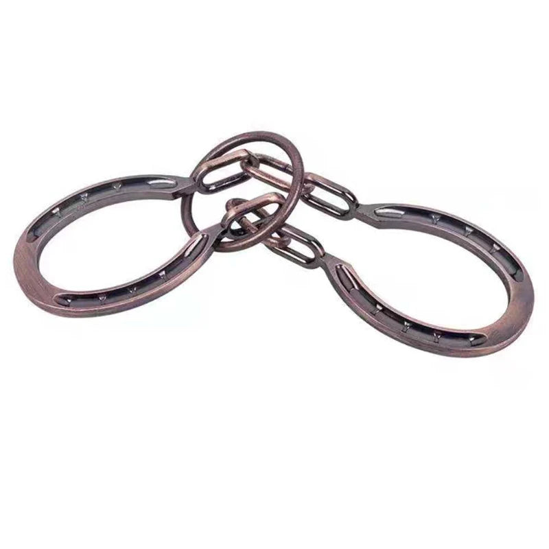 Magic IQ Metal Horseshoe Cast Brain Teaser Puzzle Disentanglement Juggling Tricks Educational Toys For Kids Boys Girls - Big Tim's Magic Emporium