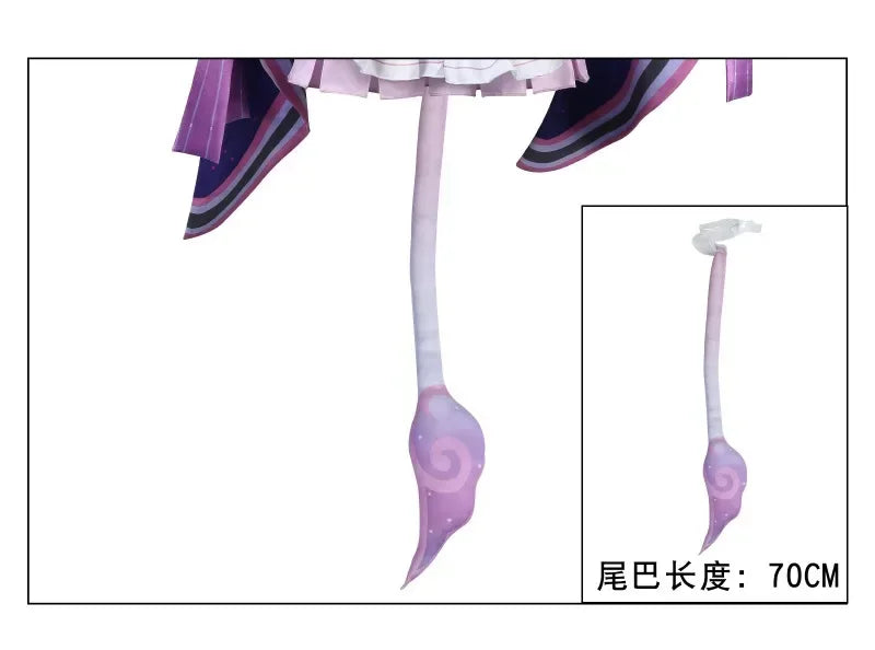 Mizuki Cosplay Costume Set | Fantasy Game Uniform with Wig for Women - Big Tim's Magic Emporium