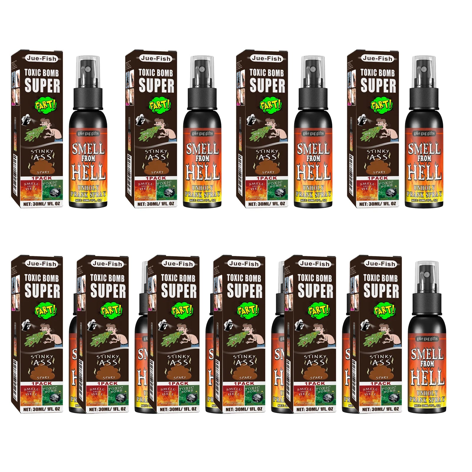 Novelties Liquid Fart Gag Prank Joke Spray Can Stink Bomb Smelly Stinky Gas Joke Sprinkle Prank Family Entertainment Supply - Big Tim's Magic Emporium