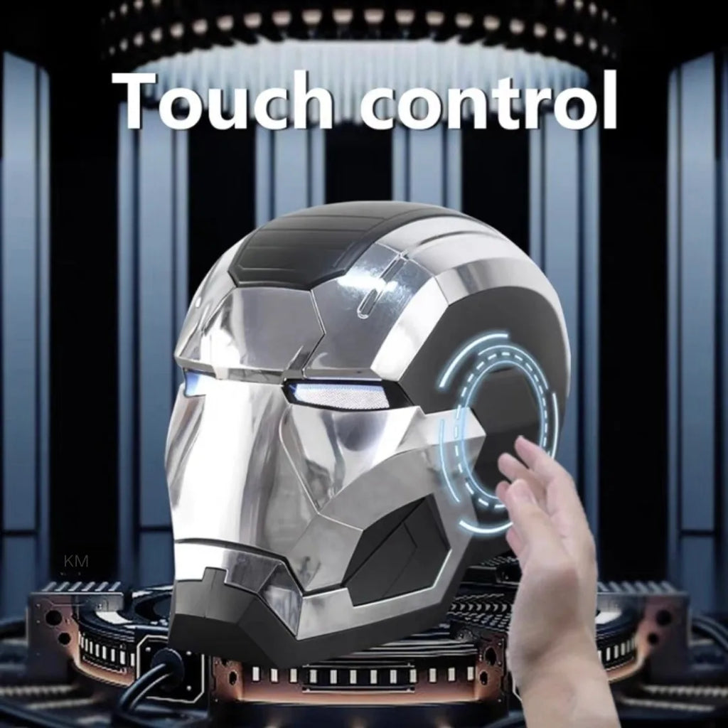 Iron Man War Machine 1:1 Cos Mask Wearable Helmet Remote Voice Control Automatic Helmet Mask Halloween Cosplay Props Adult Gift - Big Tim's Magic Emporium
