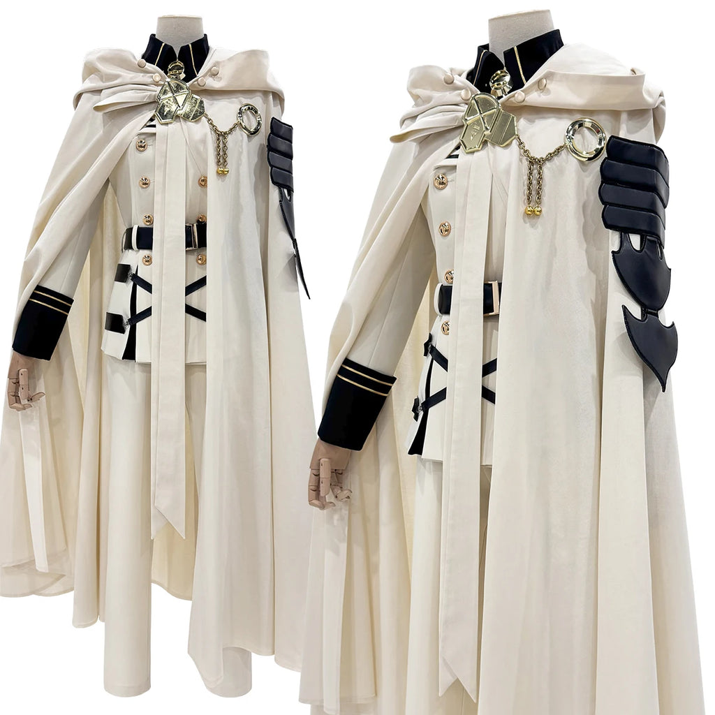 HOLOUN Seraph Of The End Anime Mikaela Hyakuya Cosplay Costume Cloak Jacket Pants Shirt Halloween Christmas Convention - Big Tim's Magic Emporium