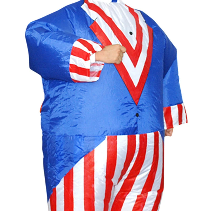 New clown inflatable costume, funny suit, mascot Purim, Halloween and Christmas party Cosplay costume for adults, with multiple - Big Tim's Magic Emporium