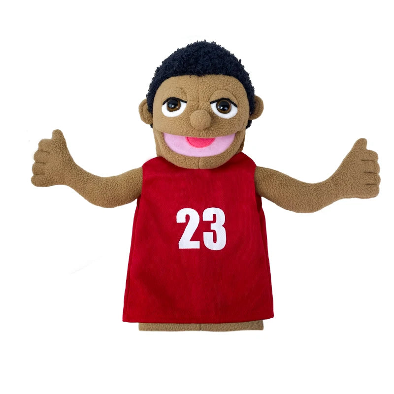 Cute Cartoon Profession Series Hand Puppet Plush Doctor Police Officer Nurse Teacher Job Puppet Ventriloquism Doll - Big Tim's Magic Emporium