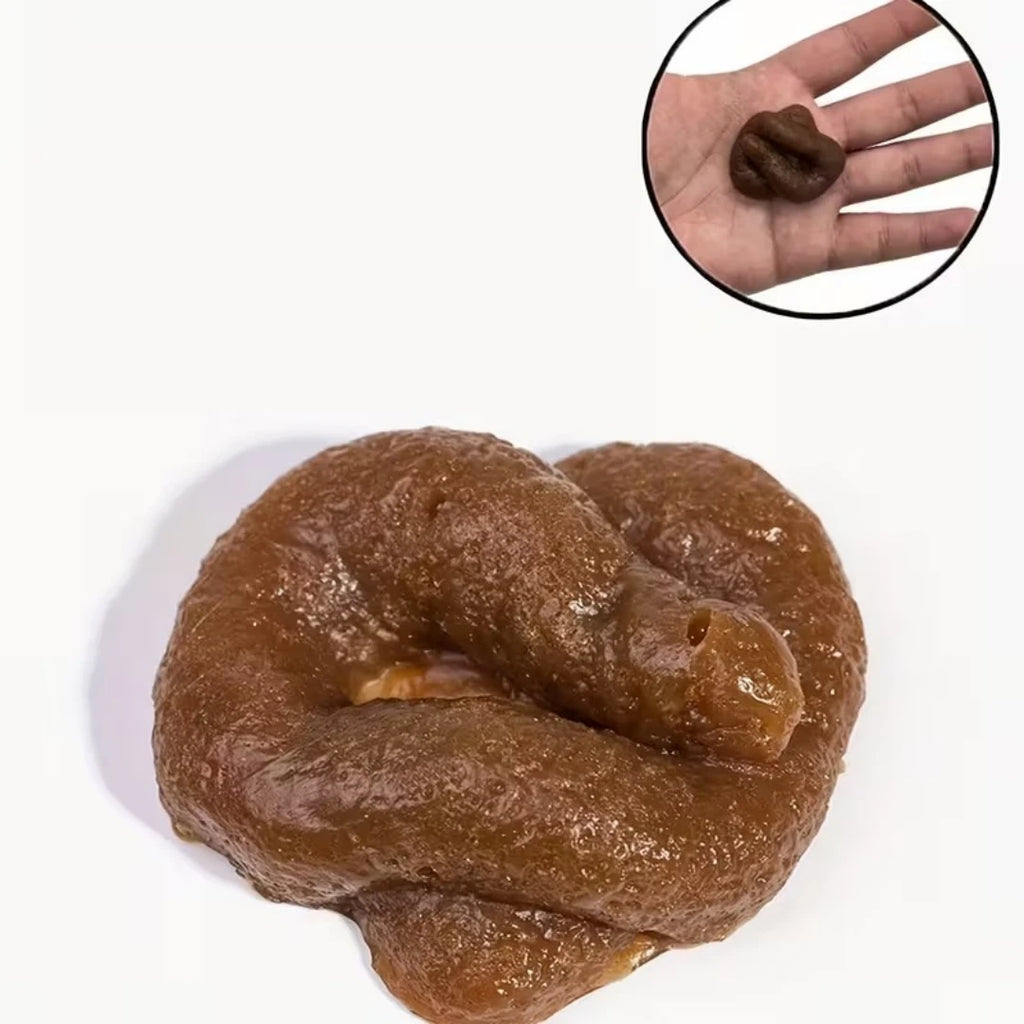 Surprise Gift Box with Prank Realistic Faux Feces Gift Box Orange & Design Perfect Funny Novelty Surprise Gift Box Prank Props - Big Tim's Magic Emporium