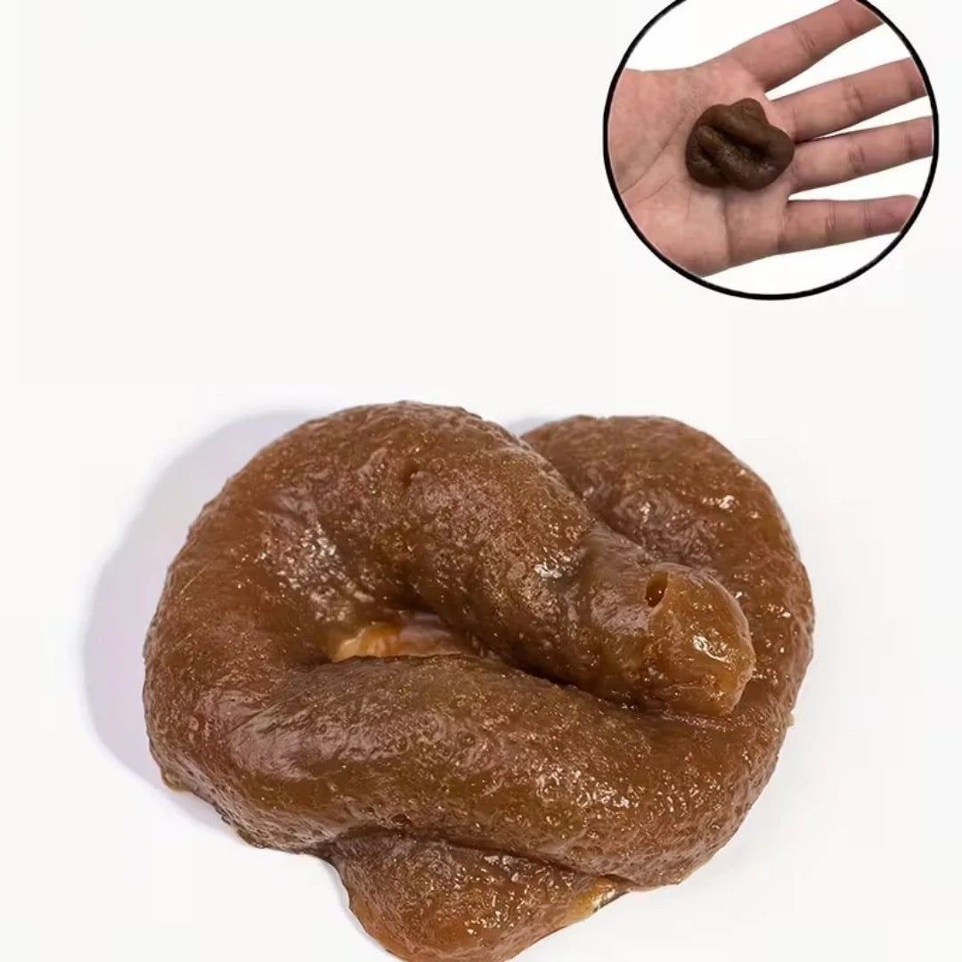 Surprise Gift Box with Prank Realistic Faux Feces Gift Box Orange & Design Perfect Funny Novelty Surprise Gift Box Prank Props - Big Tim's Magic Emporium