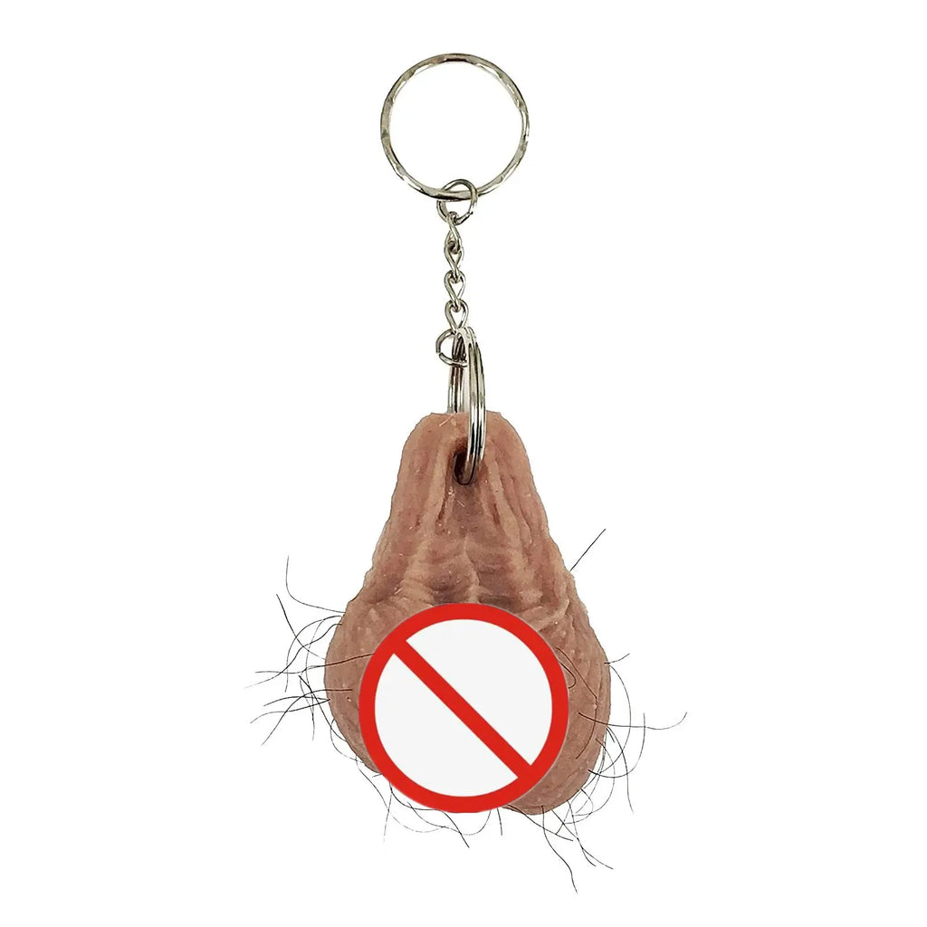 Funny Keychain Cute Car Keyrings, Funny Hairy Keyring Key Chain, Best Gag Christmas Birthday Gifts for Men Women Friends - Big Tim's Magic Emporium
