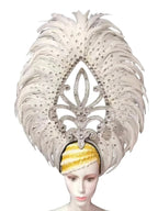 The Stardust Wings of Radiance – Deluxe Feathered Samba & Carnival Crown