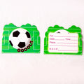 10pcs/lot Football Soccer Theme Baby Shower Party Invitation Cards Decorations Kids Boys Favors Birthday Party Events Supplies - Big Tim's Magic Emporium