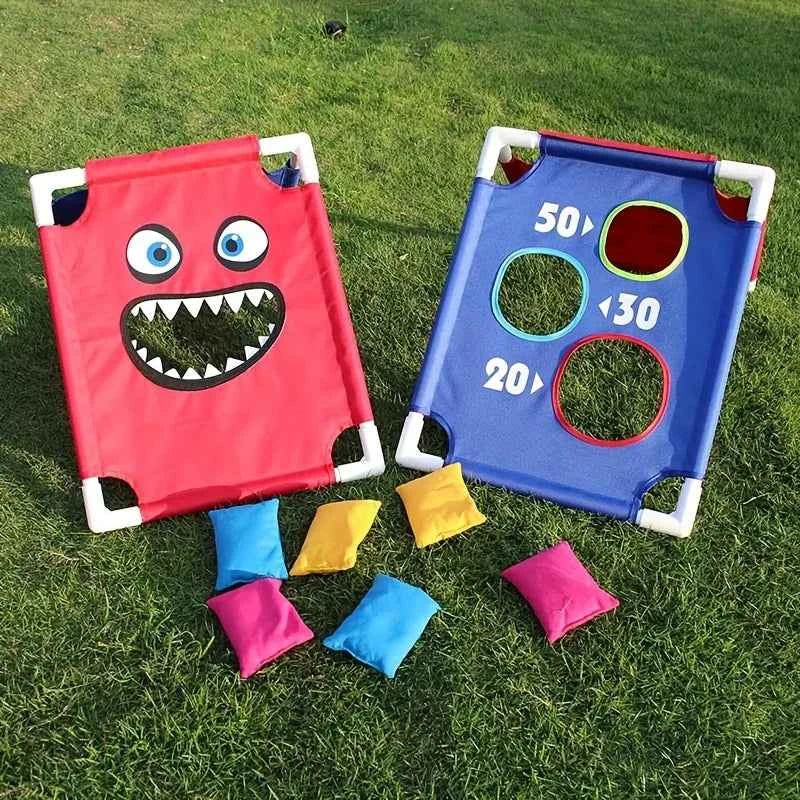 Sandbag Throwing Game Sandbag Set Suitable For Outdoor Party Multi-Person Interaction Including Sandbags  Family Lawn Yard Game