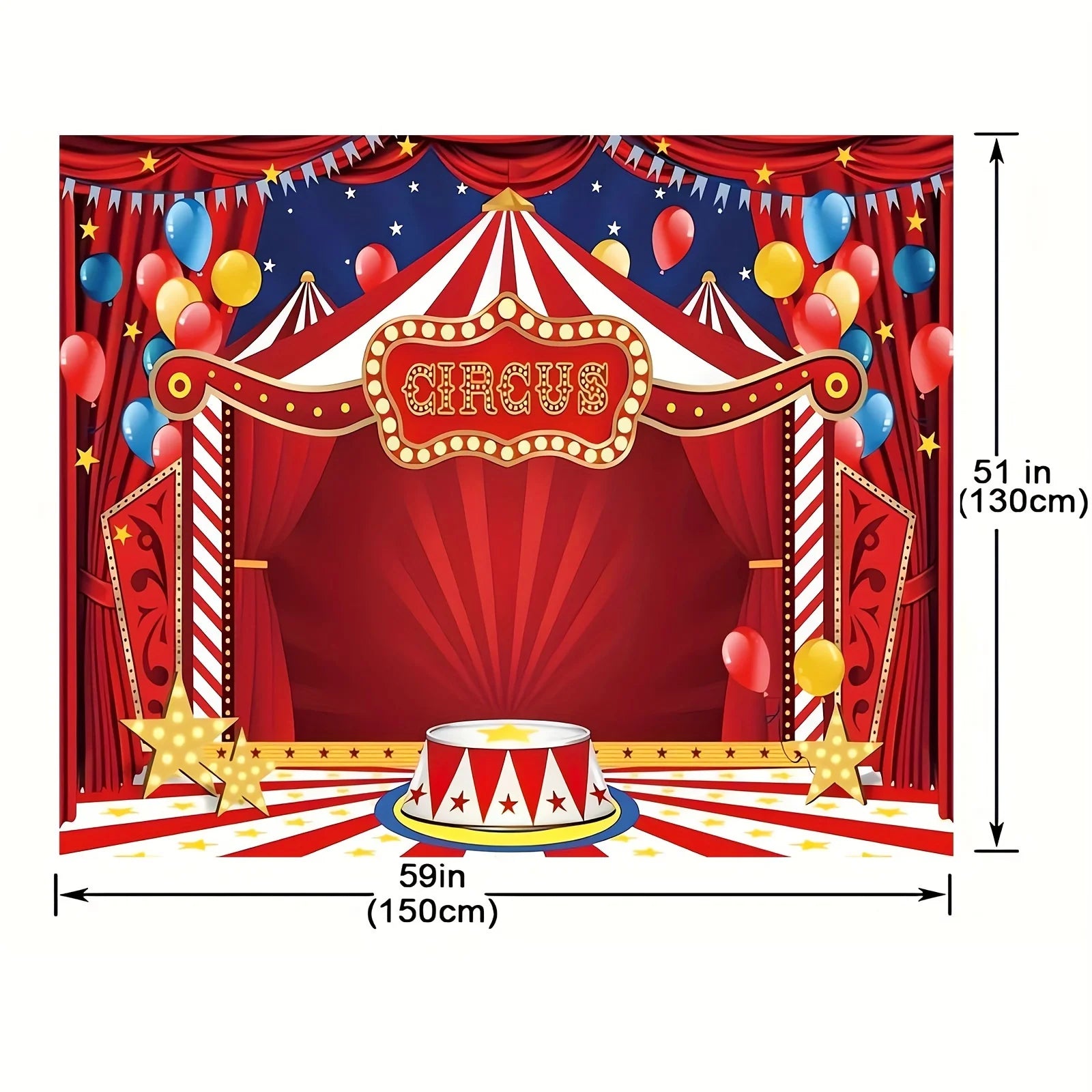 Circus Carnival party background Fabric Carnival theme party decoration background Circus birthday party background - Big Tim's Magic Emporium