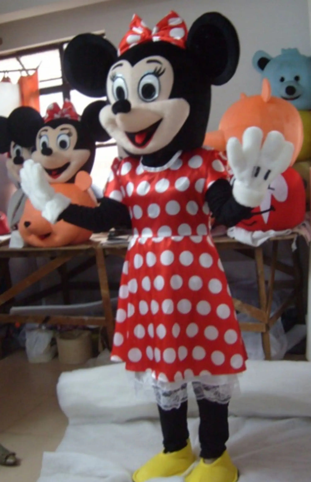 Mickey & Minnie Mouse Santa Mascot Costume | Adult Holiday Cosplay & Event Outfit - Big Tim's Magic Emporium