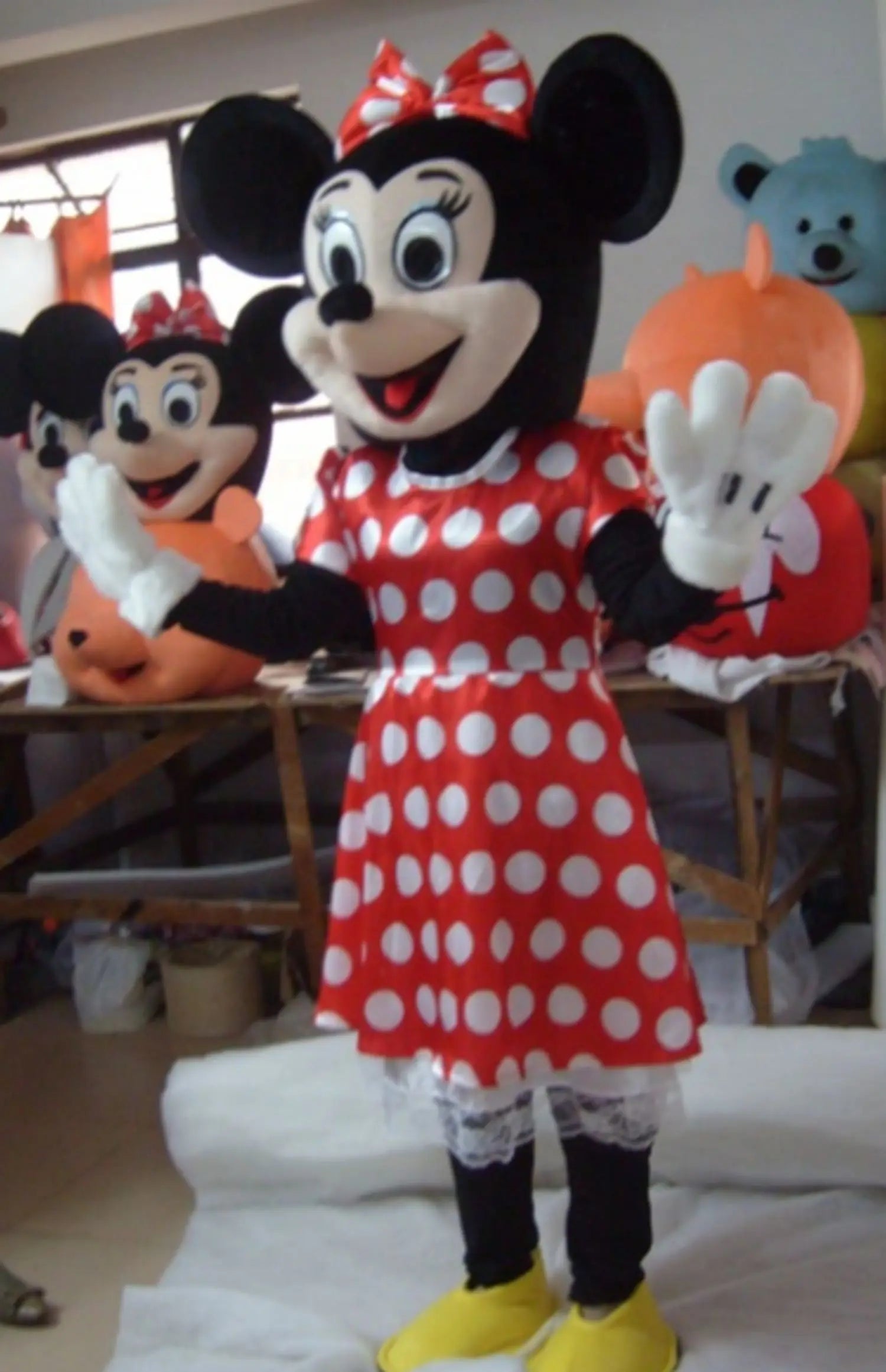 Mickey & Minnie Mouse Santa Mascot Costume | Adult Holiday Cosplay & Event Outfit - Big Tim's Magic Emporium