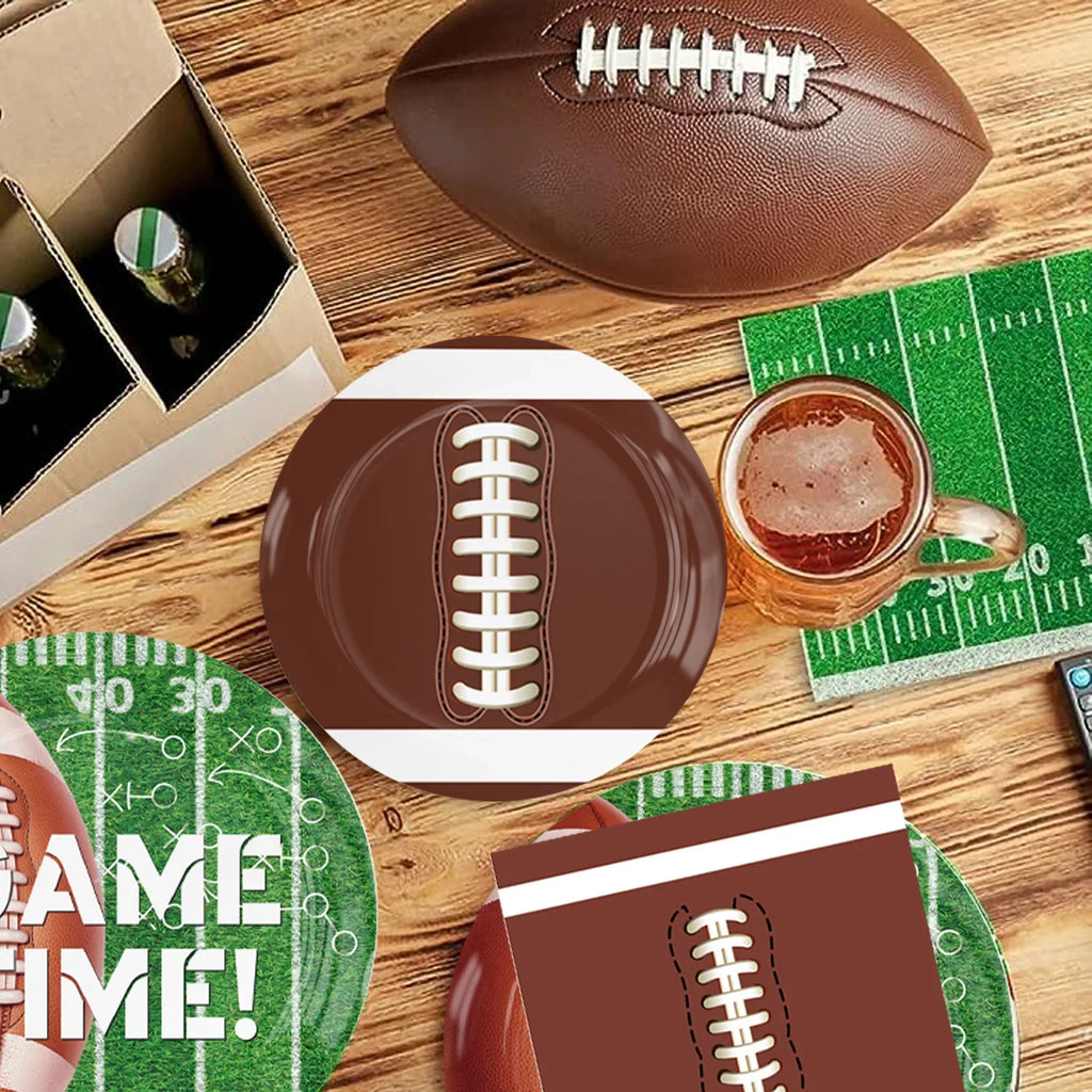 Super Bowl Rugby American Football Children's Birthday Party Paper Decoration Party Supplies Party Supplies Party Decorations - Big Tim's Magic Emporium