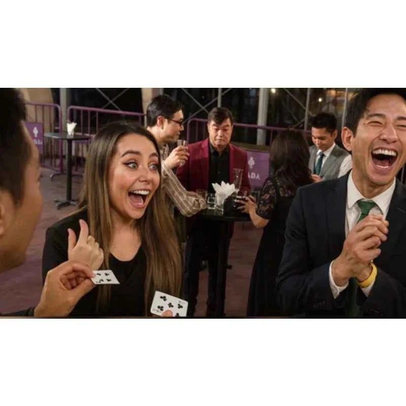 Face Off By Ron Salamangkero Magic Trick Deck Funny Beginner Card Magic Gimmicks Close Up Performer Easy Props Bar Tricks Street