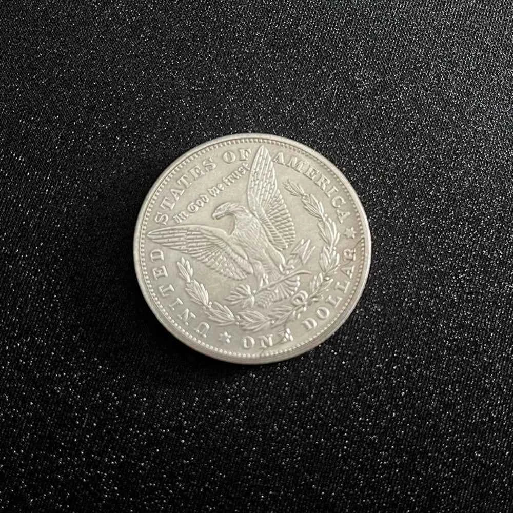 Multipurpose Flipper Coin (Morgan Dollar) By Oliver Magic Tricks Magnetic or Gravity Coin Close Up Illusions Gimmicks Props