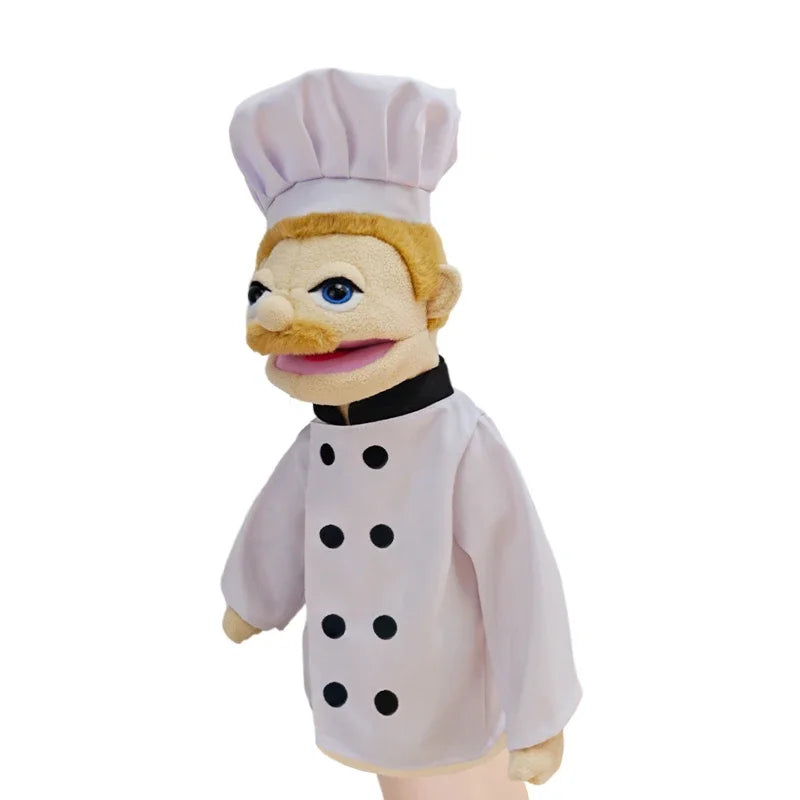 Cute Cartoon Profession Series Hand Puppet Plush Doctor Police Officer Nurse Teacher Job Puppet Ventriloquism Doll - Big Tim's Magic Emporium
