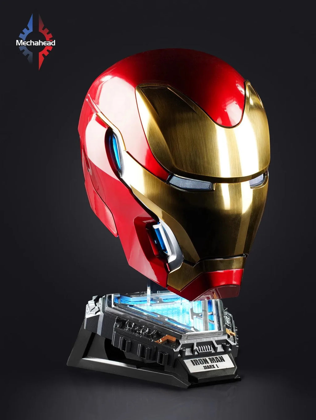 New Mechahead Mk50 Jarvis Iron Man Helmet Luminous Voice Control Deformable Electric Opening Halloween Cos Mask Male Toys Gifts - Big Tim's Magic Emporium
