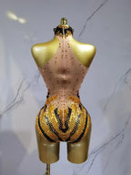 Sequin Showgirl Bodysuit Costume