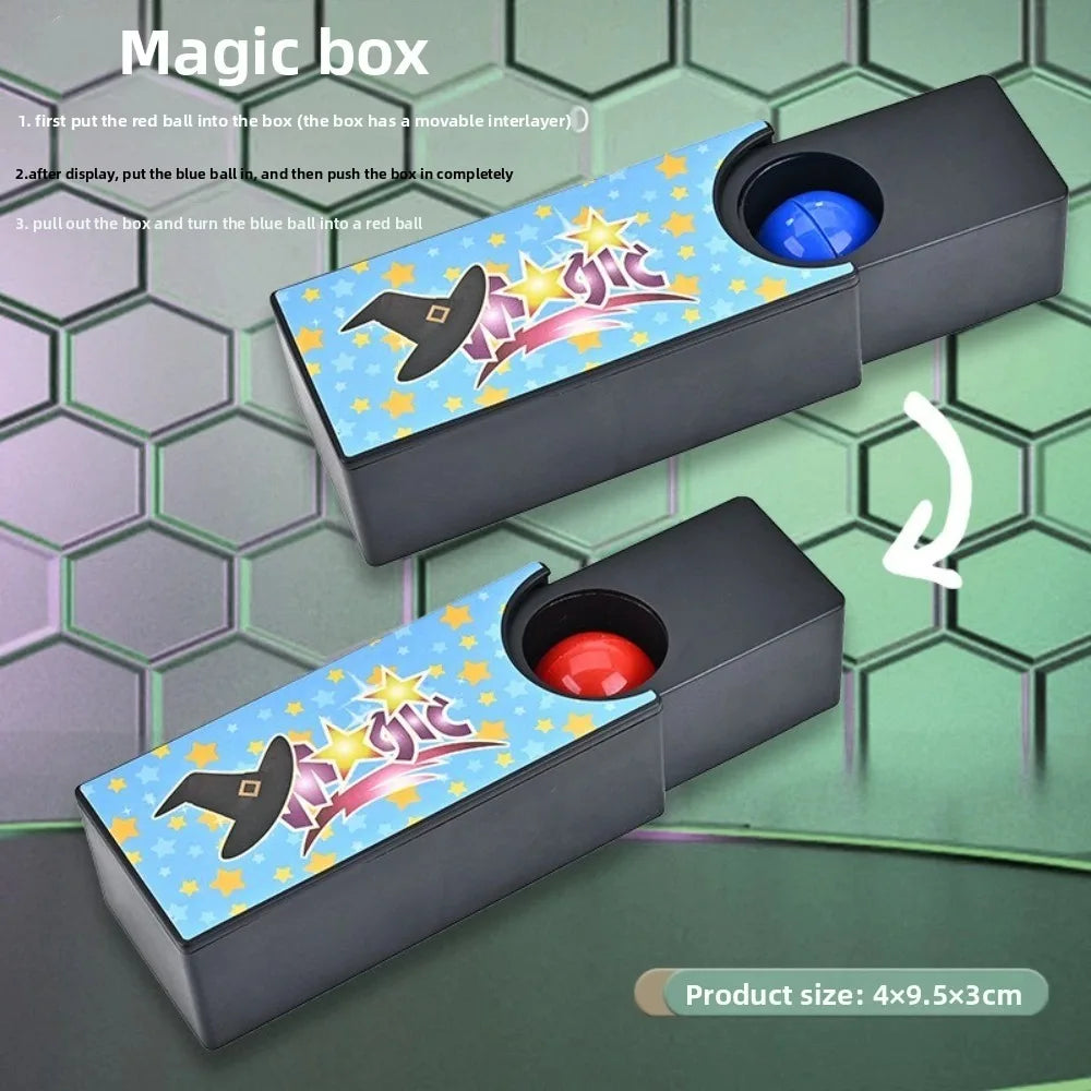 Cool Magic Purple Magic Box Trick Performance Mystery Magic Show Props Plastic Magic Show Magic Trick Props for Kids Teens - Big Tim's Magic Emporium