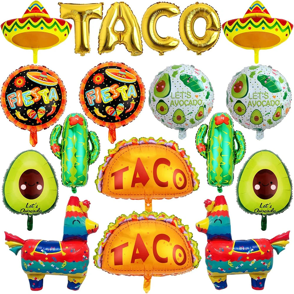 Mexican Carnival Balloons Carnival Party Decorate Mexican theme party Decorate Mexican balloon Carnival party balloons - Big Tim's Magic Emporium