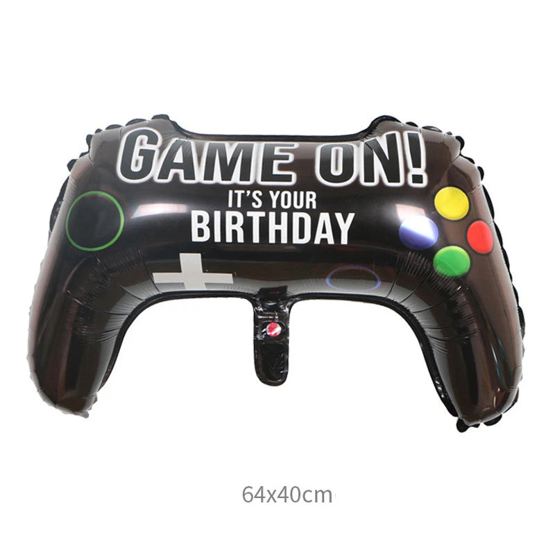 Video Game Controller Party Decoration Happy Birthday Gaming Gamepad Balloons Internet Celebrity Video Gamer Boys Party Supplies - Big Tim's Magic Emporium