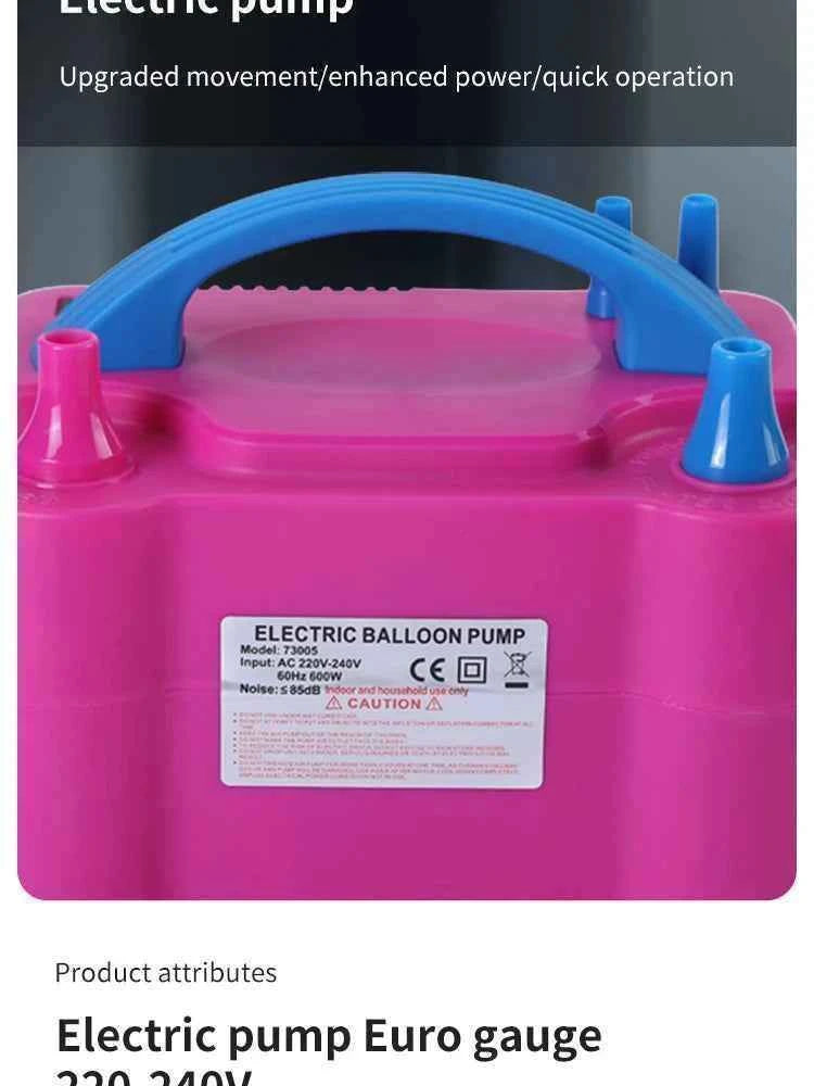 1pc, Balloon Inflatable Electric Air Pump, Birthday Party Supplies, Wedding Supplies, Double-layer Balloon Electric Pump, Party