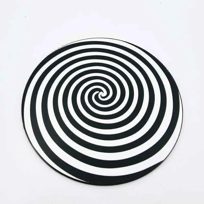 Spiral Illusion - Plastic Magic Tricks Plastic Disc Magician Close Up Illusion Gimmicks Mentalism Props Comedy Magia Accessories