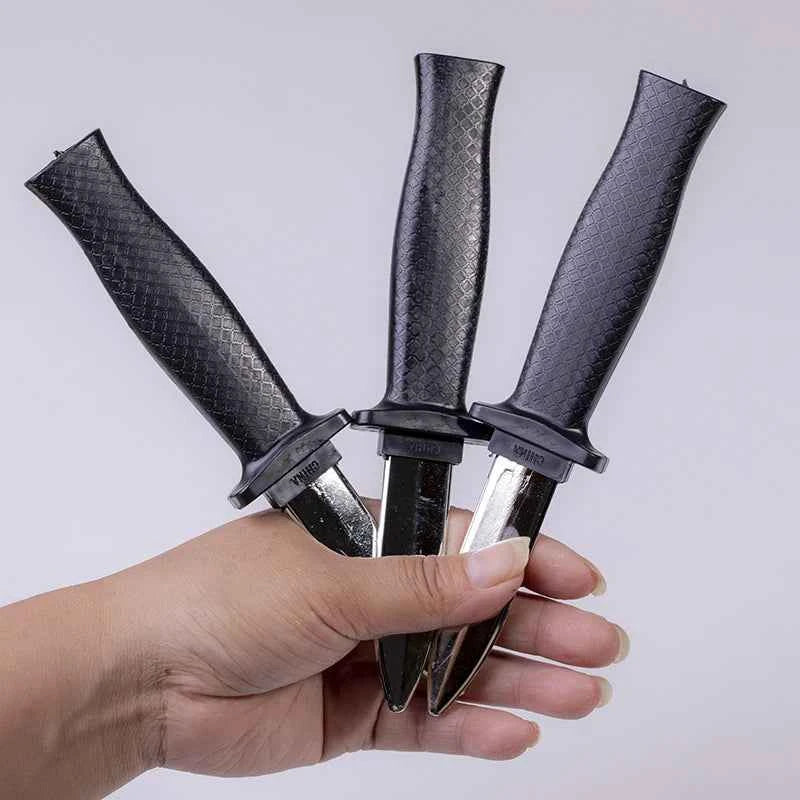 Props Toys Joke Magic Plastic Retractable Knife Joke Prank Props Knife Scary Trick Fake Dagger Funny - Big Tim's Magic Emporium