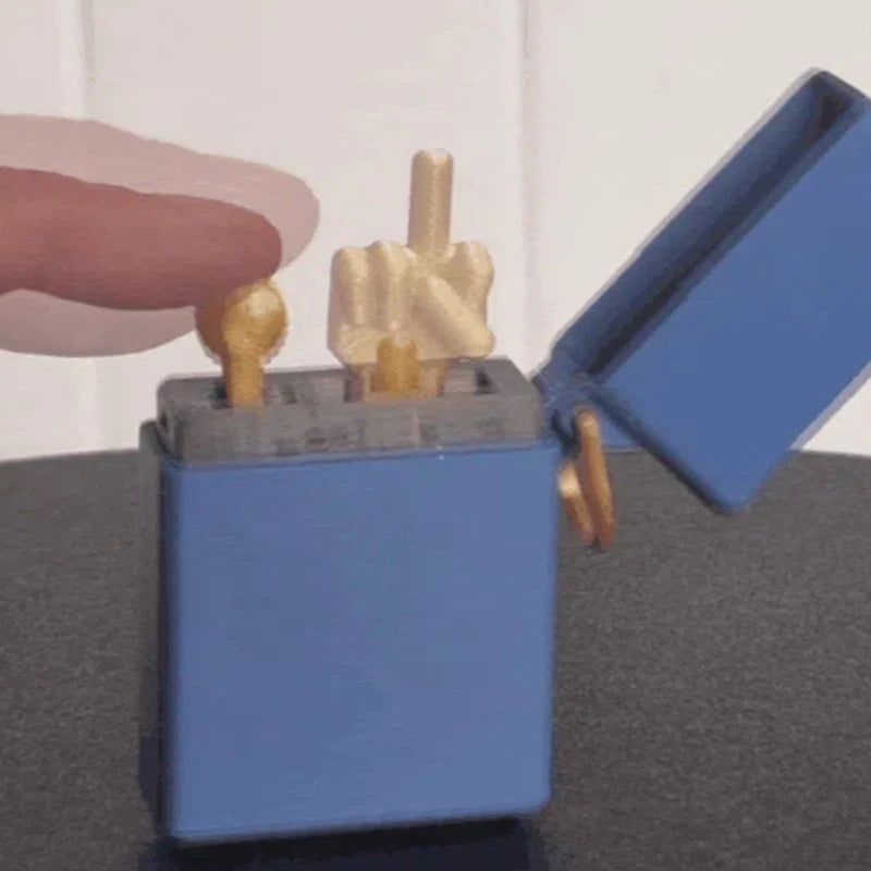 Funny Middle Finger Birthday Gift Gift Desktop Decoration 3D Printed Surprise Gift Box Middle Finger Insert Box Craft Ornament - Big Tim's Magic Emporium