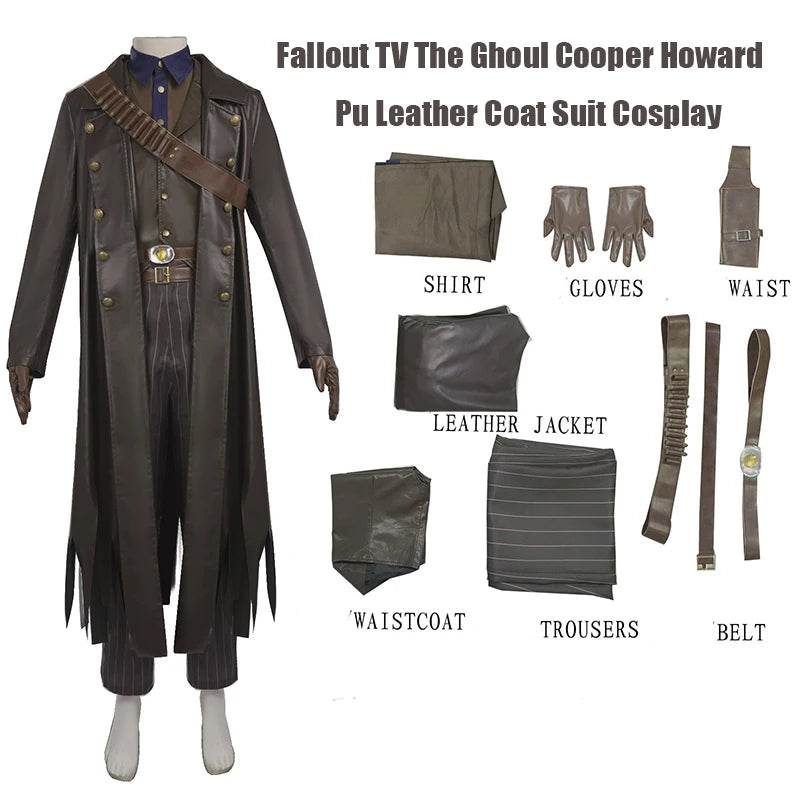 Ghoul Cooper Howard Cosplay Costume | Fallout Halloween Outfit for Men - Big Tim's Magic Emporium