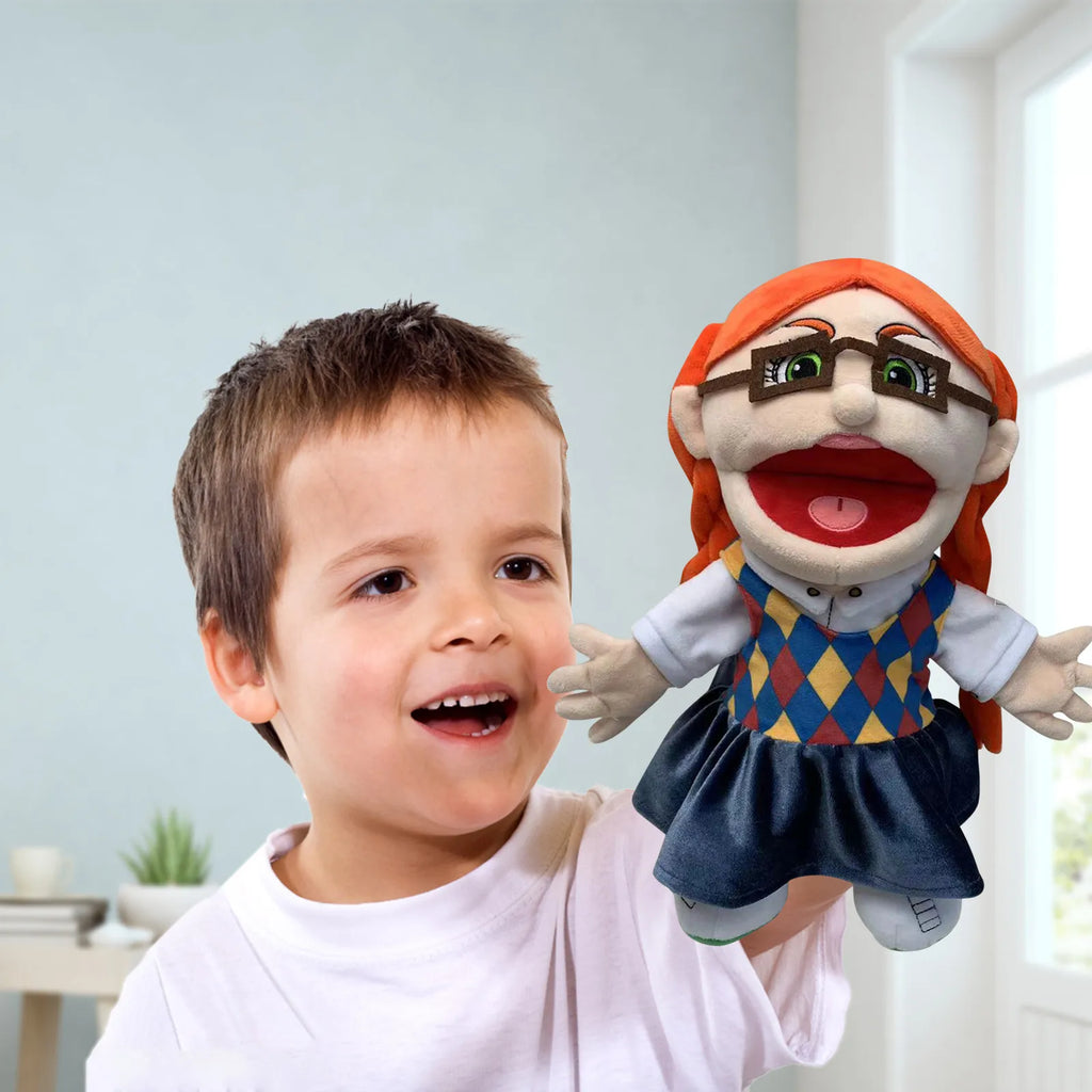 Cartoon Hand Puppet Toy Jeffys Zombie Boy Puppet Brinquedo Kawaii Stuffed Animal Jeffy Puppet Family Real Sml Doll Birthday Gift - Big Tim's Magic Emporium