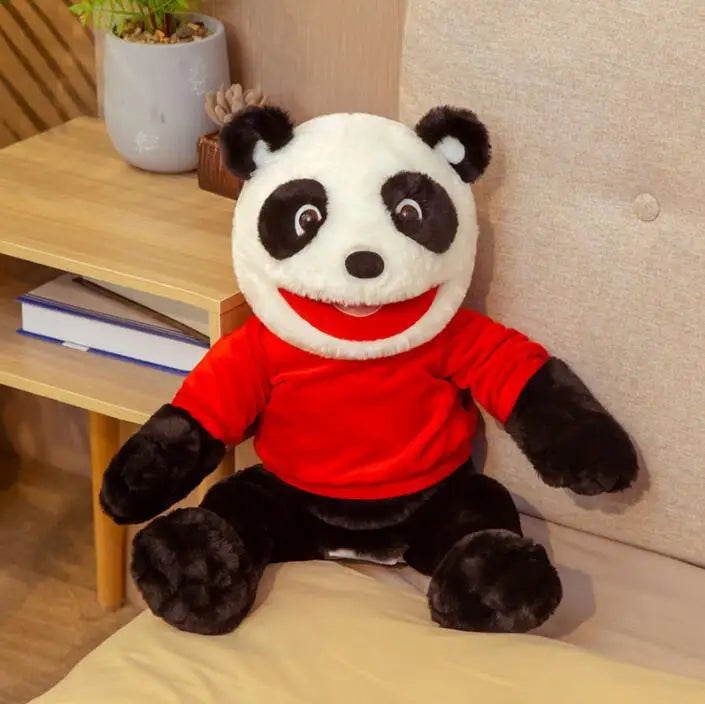 slappy puppet Animal Hand Puppet Children Theater Performance Props Scary Doll Dinosaur Panda Plush Toys Kids Gift - Big Tim's Magic Emporium