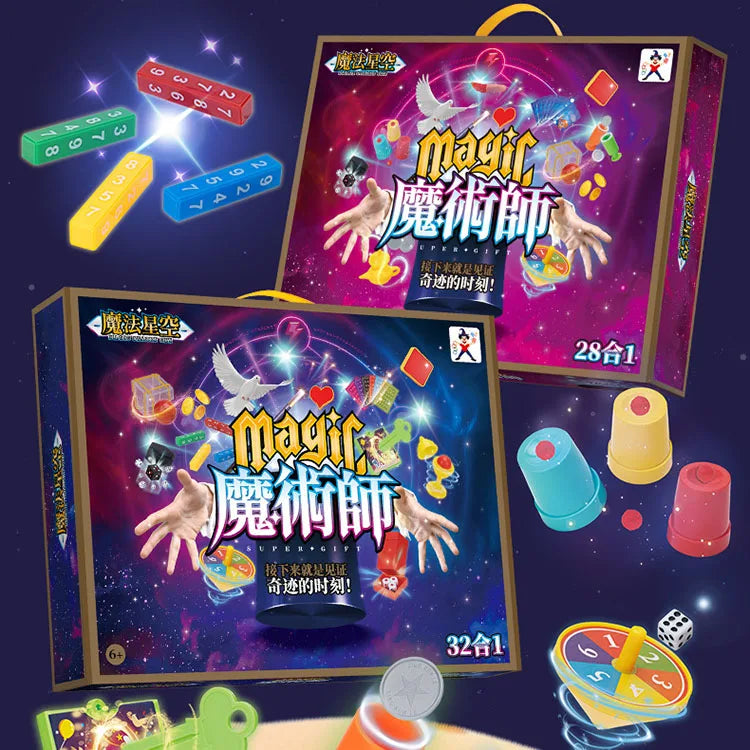 Kids Magic Trick Set – Beginner Magic Kit (24, 28, or 32 Tricks) - Big Tim's Magic Emporium