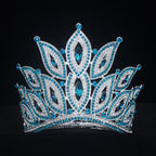 Crystal Bridal Tiara Crown – Vintage Queen Rhinestone Wedding Diadem in Gold or Silver