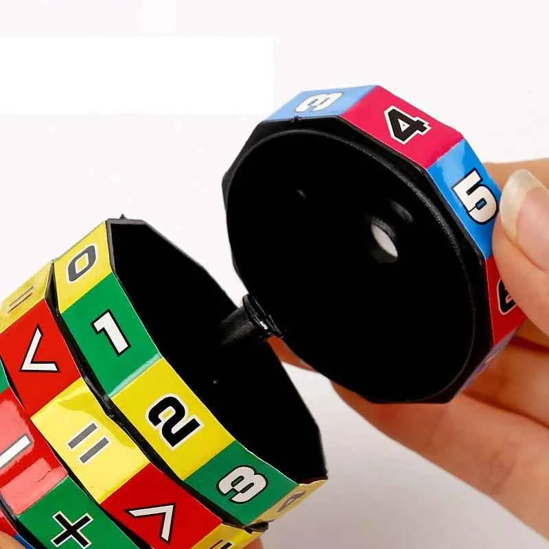 Montessori Arithmetic Toy - Magic Cylinder Mathematics Numbers Cube for Kids Learning and Counting Game Puzzle - Big Tim's Magic Emporium