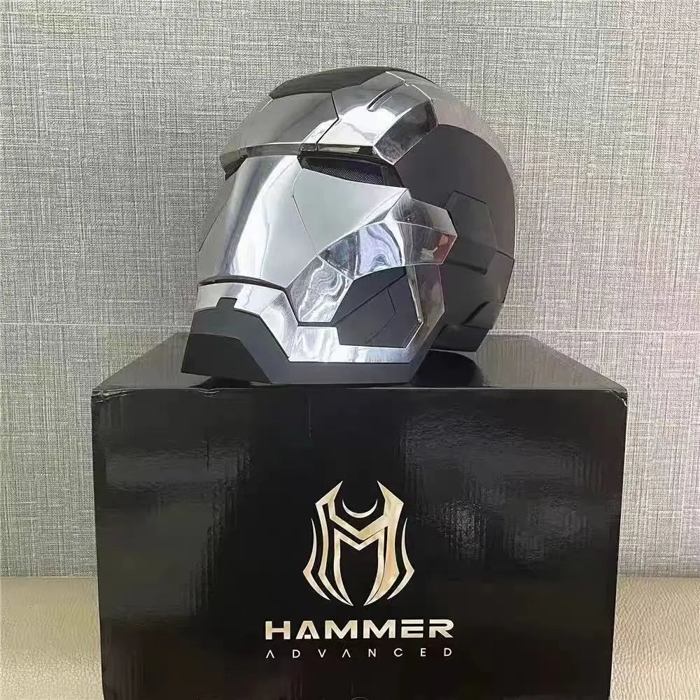 Iron Man War Machine 1:1 Cos Mask Wearable Helmet Remote Voice Control Automatic Helmet Mask Halloween Cosplay Props Adult Gift - Big Tim's Magic Emporium