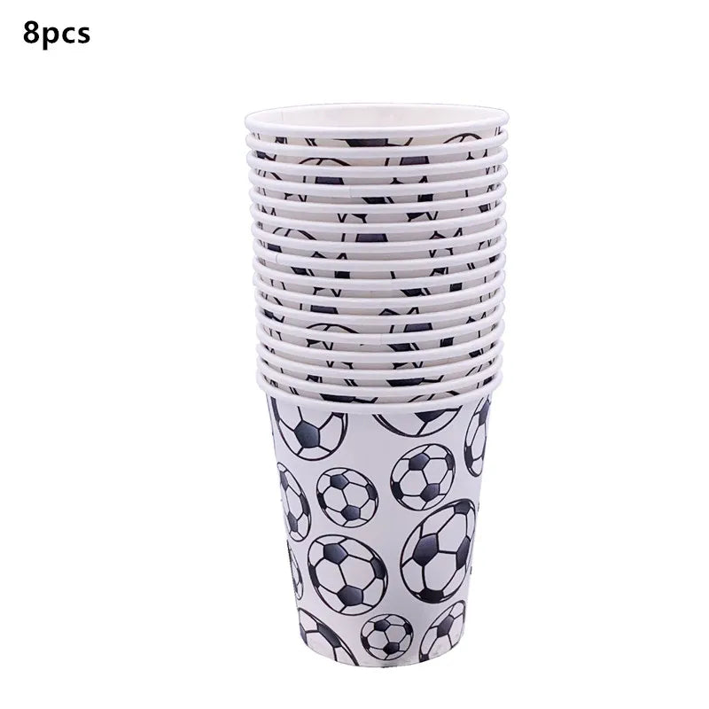 108*180cm Football Tablecloth Party Supplies Disposable Plate Tableware Party Birthday Party Decor Kids Boy Soccer Party Supplie - Big Tim's Magic Emporium