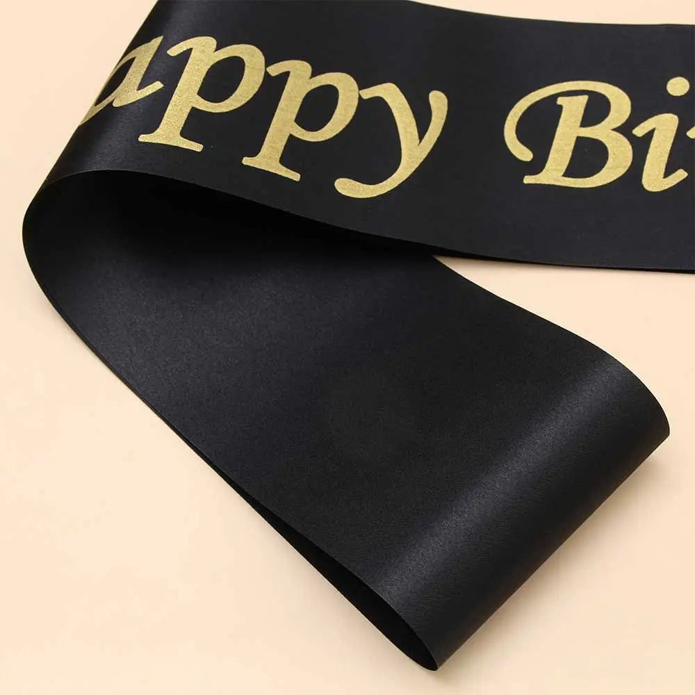 2025 Bachelor Gifts Party Decoration Happy Birthday Sash Party Favors Etiquette belt