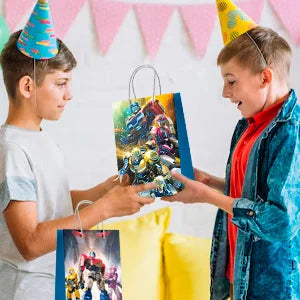 Transformers Party Gift Bags-16pcs Transformers Party Bags/Transformers Party Gift Treat Bags for Transformers Party Decorations - Big Tim's Magic Emporium
