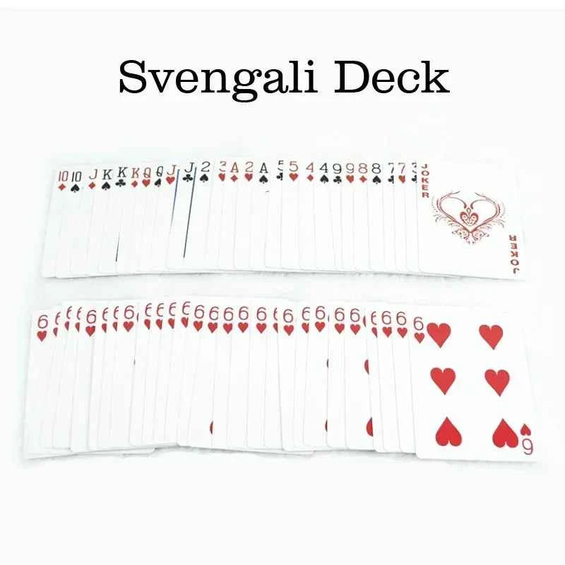 Svengali Deck Magic Gimmick Card Magic Trick for Magician Close Up Street Magic Prop Magia Toys Magie Accessories Gimmicks Funny