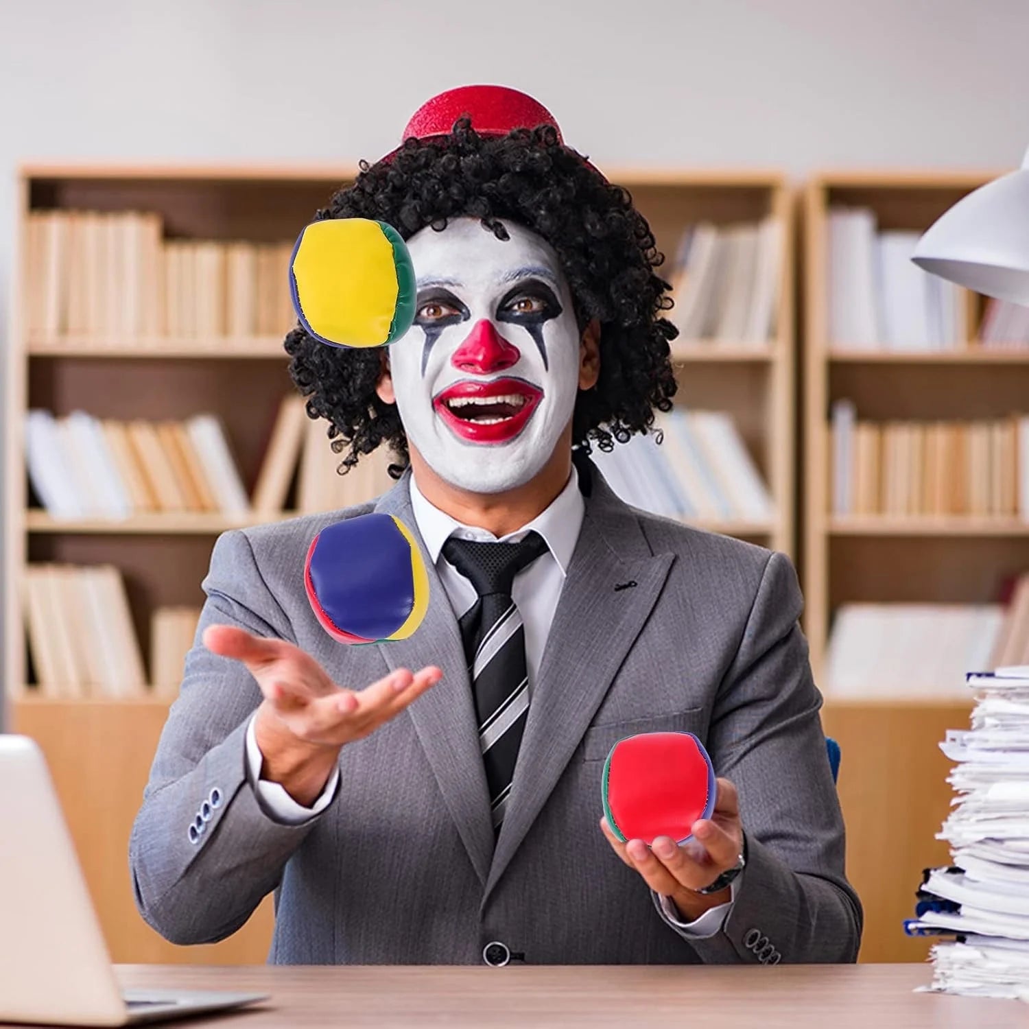 6 PCS Juggling Balls for Beginners Soft Juggle Ball Kit Easy-to-Handle Mini Juggling Balls Perfect for Fun and Stress Relief