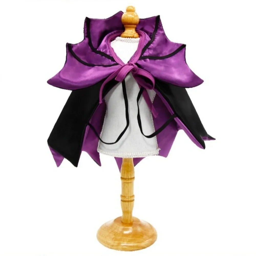 Bat Transformation Halloween Pet Costume Stand-collar Comfortable Cat Cosplay Cloak Bow Soft Fabric Small Dog Knight Cape Party
