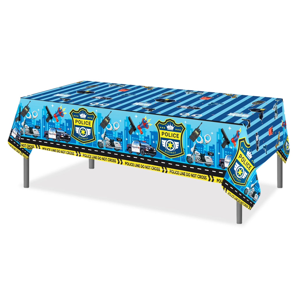 Police Party Plates Cups Napkins Police Officer and Car Party Birthday Party Decorations Tableware Boys Police Party Supplies - Big Tim's Magic Emporium