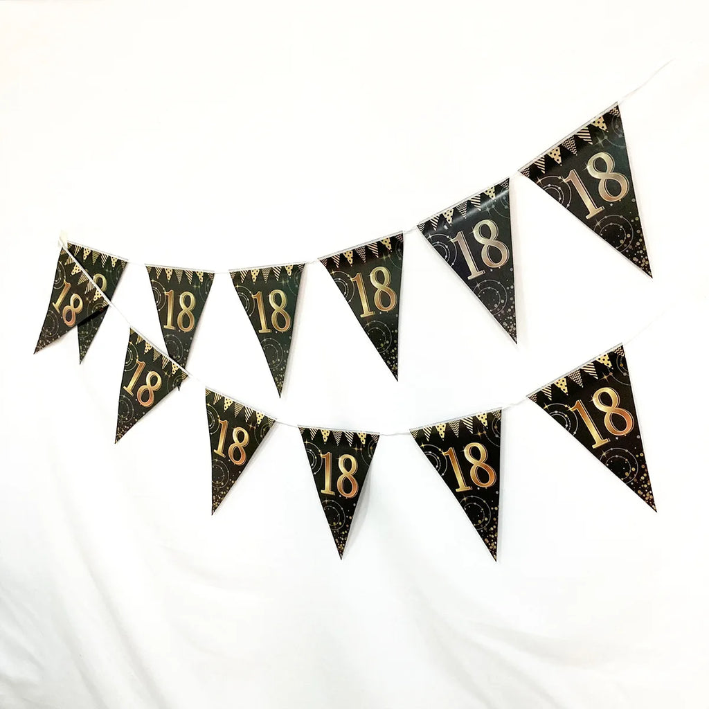16th 60th 50 Year Happy Birthday Party Decoration Banners Supplies
