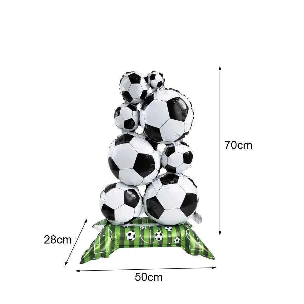 Soccer Party Decoration Balloons Soccer Balls Football Sneakers Trophy Foil Balloons for Birthday Sports Theme Party Supplies